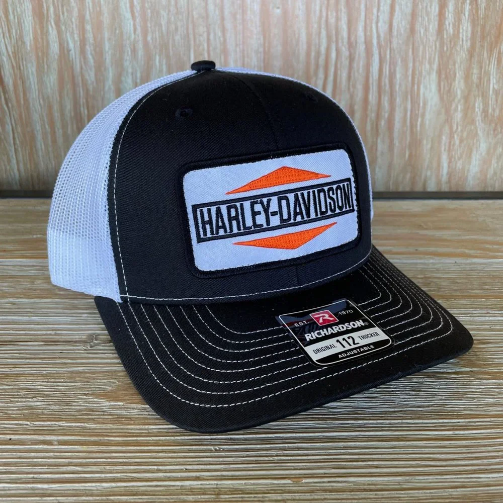Harley Davidson Motorcycles Patch Hat - Richardson 112 - Picture 4 of 9
